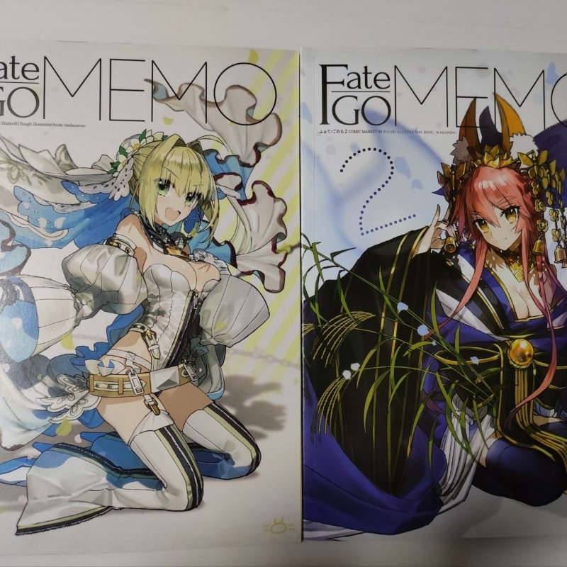 Fate Anime Merchandise - 2 książki Fate GO MEMO 1