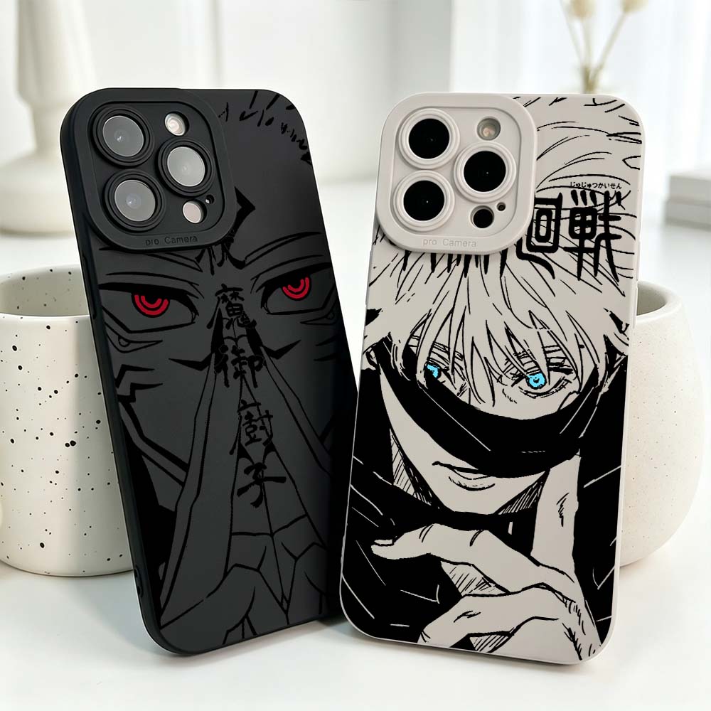 Phone Case Anime - Anime Jujutsu Kaisen Fajne Silikonowe Etui